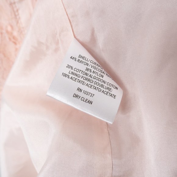 Donna Morgan Collection x BHLDN Reese Strapless Notch Neck floral Lace Gown sz 0 - Picture 15 of 16